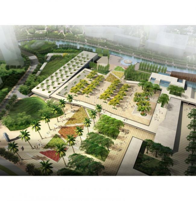 Sketchup景观模型|广场景观,现代风格 Sketchup景观模型|广场景观,现代风格