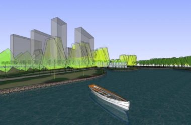 Sketchup景观模型|广场景观,现代风格-BIM建筑网