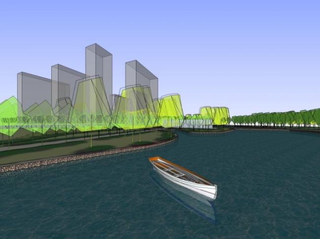 Sketchup景观模型|广场景观,现代风格 Sketchup景观模型|广场景观,现代风格