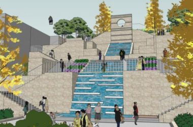 Sketchup景观模型|景观长廊,现代风格-BIM建筑网