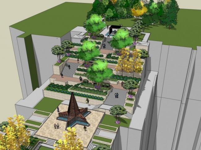Sketchup景观模型|景观长廊,现代风格 Sketchup景观模型|景观长廊,现代风格