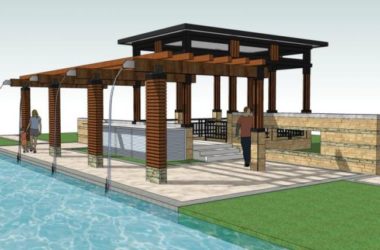 Sketchup景观模型|廊架景观,现代风格-BIM建筑网