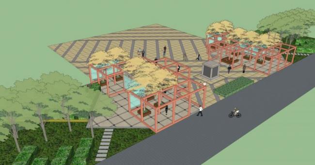 Sketchup景观模型|公园景观,现代风格 Sketchup景观模型|公园景观,现代风格