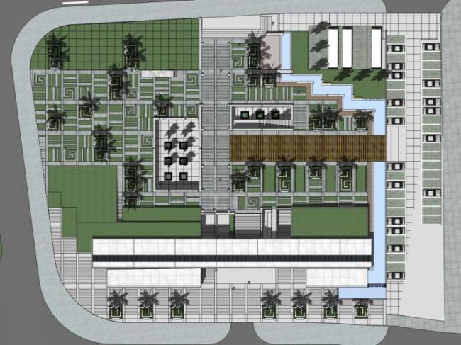 Sketchup景观模型|商业广场景观,现代风格 Sketchup景观模型|商业广场景观,现代风格