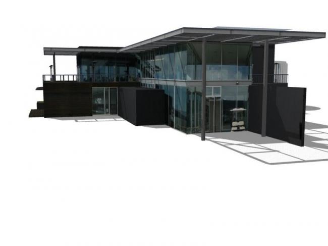 Sketchup商业模型|低层会所,现代风格 Sketchup商业模型|低层会所,现代风格