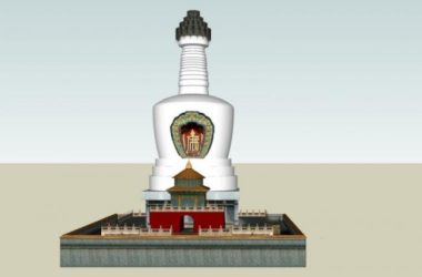 Sketchup商业模型|多层塔楼,现代风格-BIM建筑网