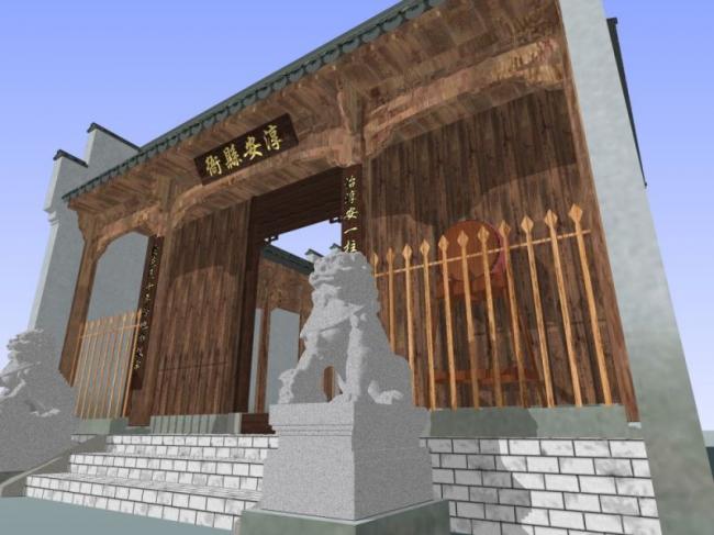 Sketchup古建筑模型|古建筑,中式风格 Sketchup古建筑模型|古建筑,中式风格