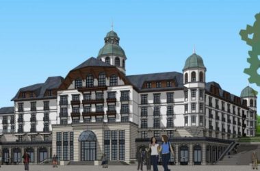 Sketchup酒店模型|多层酒店,古典风格-BIM建筑网