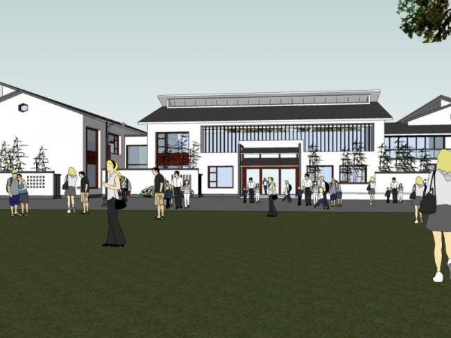 Sketchup商业模型|低层会所,中式风格 Sketchup商业模型|低层会所,中式风格