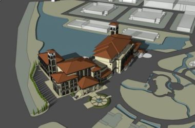 Sketchup商业模型|多层会所,地中海古典风格-BIM建筑网