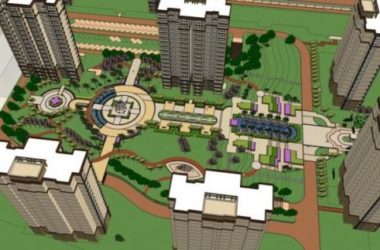 Sketchup景观模型|小区景观,住宅景观,古典风格-BIM建筑网