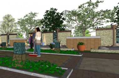 Sketchup景观模型|小区景观,住宅景观,古典风格-BIM建筑网
