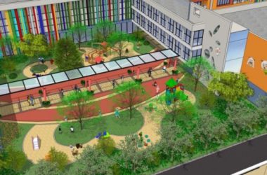 Sketchup景观模型|校园景观,学校景观,幼儿园景观,现代风格-BIM建筑网