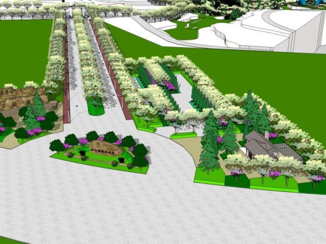 Sketchup景观模型|廊架景观,现代风格 Sketchup景观模型|廊架景观,现代风格
