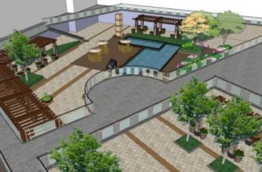 Sketchup景观模型|商业景观,现代风格-BIM建筑网