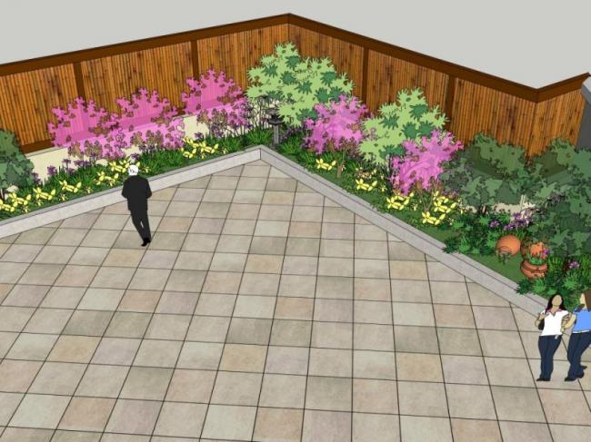 Sketchup景观模型|屋顶花园景观,现代风格 Sketchup景观模型|屋顶花园景观,现代风格