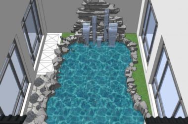 Sketchup景观模型|别墅景观,庭院景观,中式风格-BIM建筑网