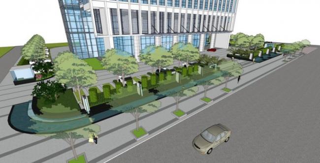 Sketchup景观模型|办公景观,现代风格 Sketchup景观模型|办公景观,现代风格