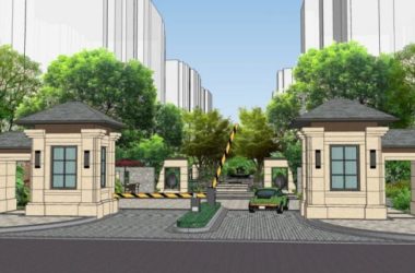 Sketchup景观模型|小区景观,住宅景观,现代风格-BIM建筑网