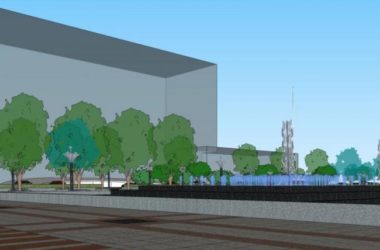 Sketchup景观模型|广场景观,现代风格-BIM建筑网