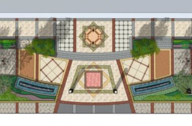 Sketchup景观模型|商业景观,道路景观,现代风格-BIM建筑网