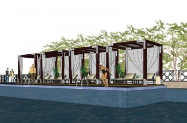 Sketchup景观模型|滨水景观,休闲景观,现代风格-BIM建筑网