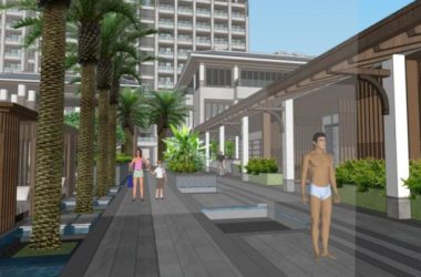 Sketchup景观模型|酒店景观,泳池景观,古典风格-BIM建筑网