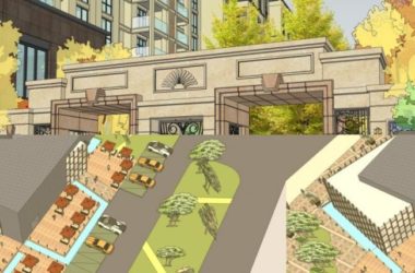 Sketchup景观模型|小区景观,住宅景观,古典风格-BIM建筑网