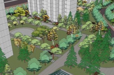 Sketchup景观模型|小区景观,住宅景观,现代风格-BIM建筑网