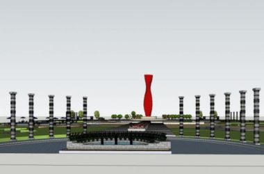 Sketchup景观模型|广场景观,现代风格-BIM建筑网