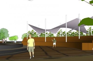 Sketchup景观模型|广场景观,现代风格-BIM建筑网