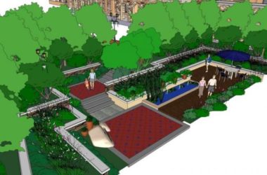 Sketchup景观模型|商业景观,现代风格-BIM建筑网
