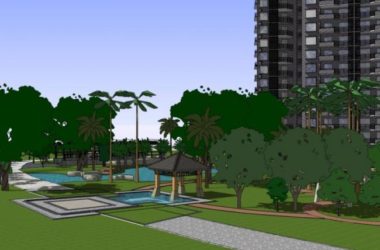 Sketchup景观模型|小区景观,古典风格-BIM建筑网