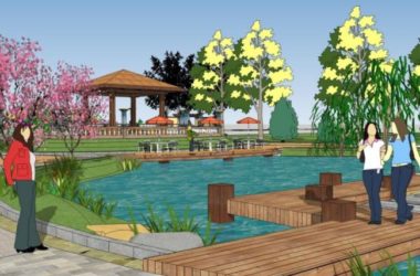 Sketchup景观模型|小区景观,住宅景观,古典风格-BIM建筑网