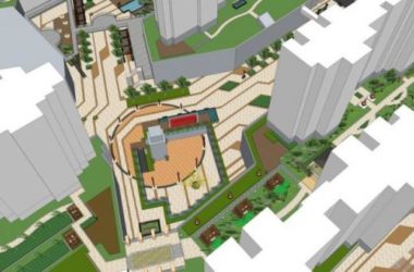 Sketchup景观模型|小区景观,住宅景观,现代风格-BIM建筑网