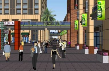 Sketchup景观模型|商业景观,现代风格-BIM建筑网