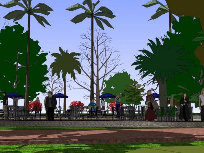 Sketchup景观模型|休闲景观,现代风格 Sketchup景观模型|休闲景观,现代风格