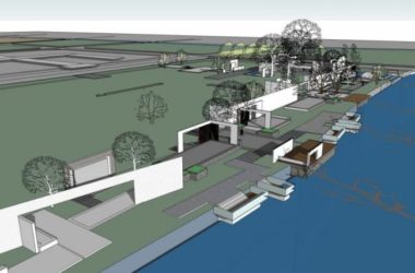 Sketchup景观模型|滨水景观,现代风格-BIM建筑网