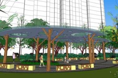 Sketchup景观模型|小区景观,住宅景观,现代风格-BIM建筑网
