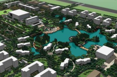 Sketchup景观模型|校园景观,学校景观,现代风格-BIM建筑网