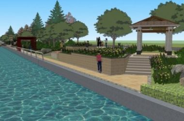 Sketchup景观模型|滨水景观,现代风格-BIM建筑网