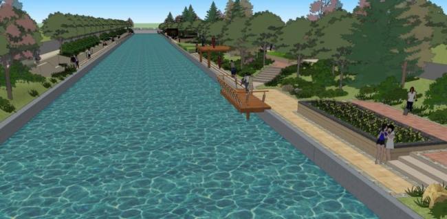 Sketchup景观模型|滨水景观,现代风格 Sketchup景观模型|滨水景观,现代风格