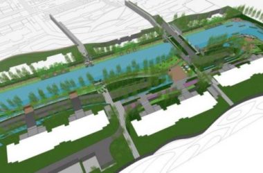 Sketchup景观模型|滨水景观,现代风格-BIM建筑网