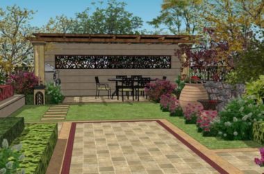 Sketchup景观模型|小区景观,住宅景观,古典风格-BIM建筑网