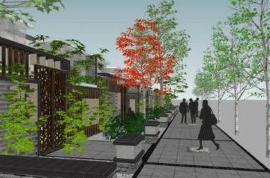 Sketchup景观模型|别墅庭院,现代中式风格-BIM建筑网