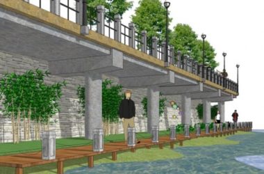 Sketchup景观模型|滨水景观,现代风格-BIM建筑网