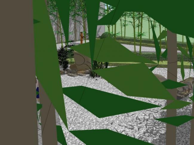 Sketchup景观模型|游园景观,现代中式风格 Sketchup景观模型|游园景观,现代中式风格