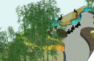 Sketchup景观模型|庭院景观,现代风格-BIM建筑网