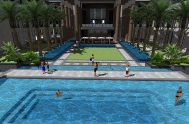 Sketchup景观模型|泳池景观,古典风格-BIM建筑网