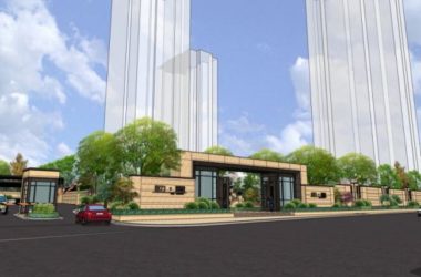 Sketchup景观模型|入口景观,现代风格-BIM建筑网